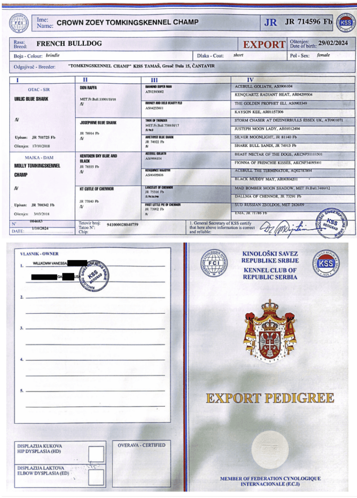 FCI Export Documents